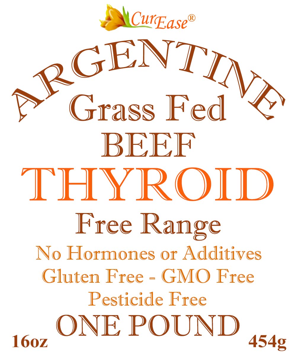 CurEase Beef Thyroid Powder Argentine Grass Fed - 1 Pound - image 3