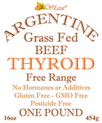 CurEase Beef Thyroid Powder Argentine Grass Fed - 1 Pound - image 3
