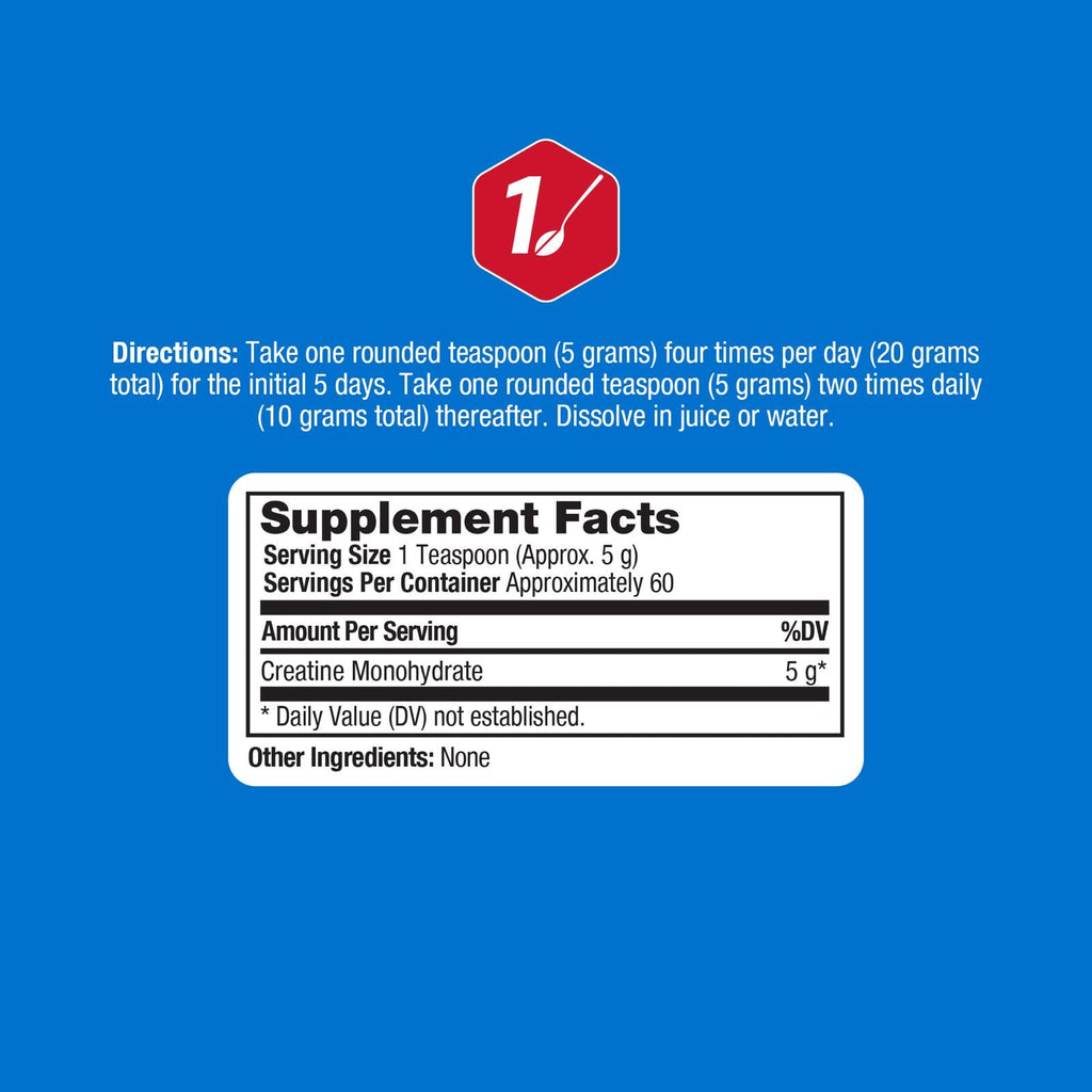 ProLab Creatine Monohydrate Powder 5g Strength & Power - 60 Servings - image 3