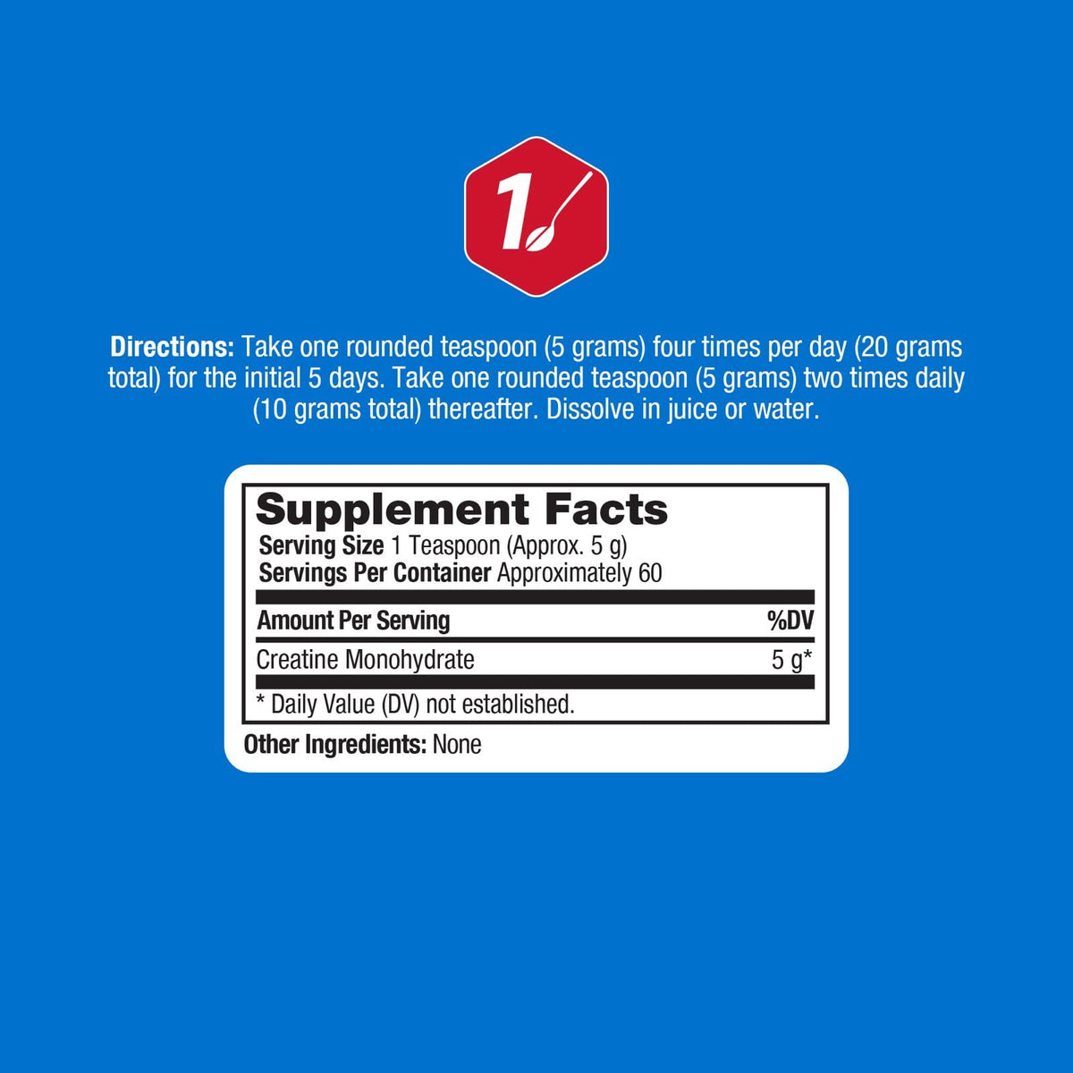 ProLab Creatine Monohydrate Powder 5g Strength & Power - 60 Servings - image 3