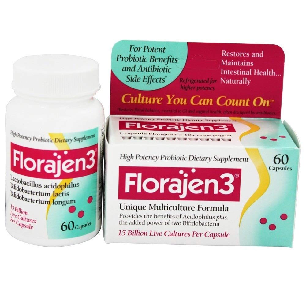 Florajen Florajen 3 High Potency Probiotic Capsules - 180 Count