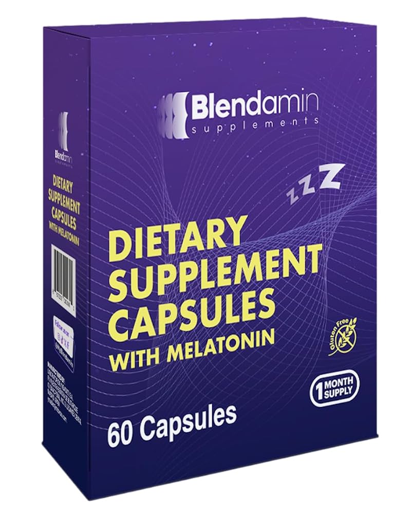 Blendamin Melatonin for Sleep - 60 Capsules