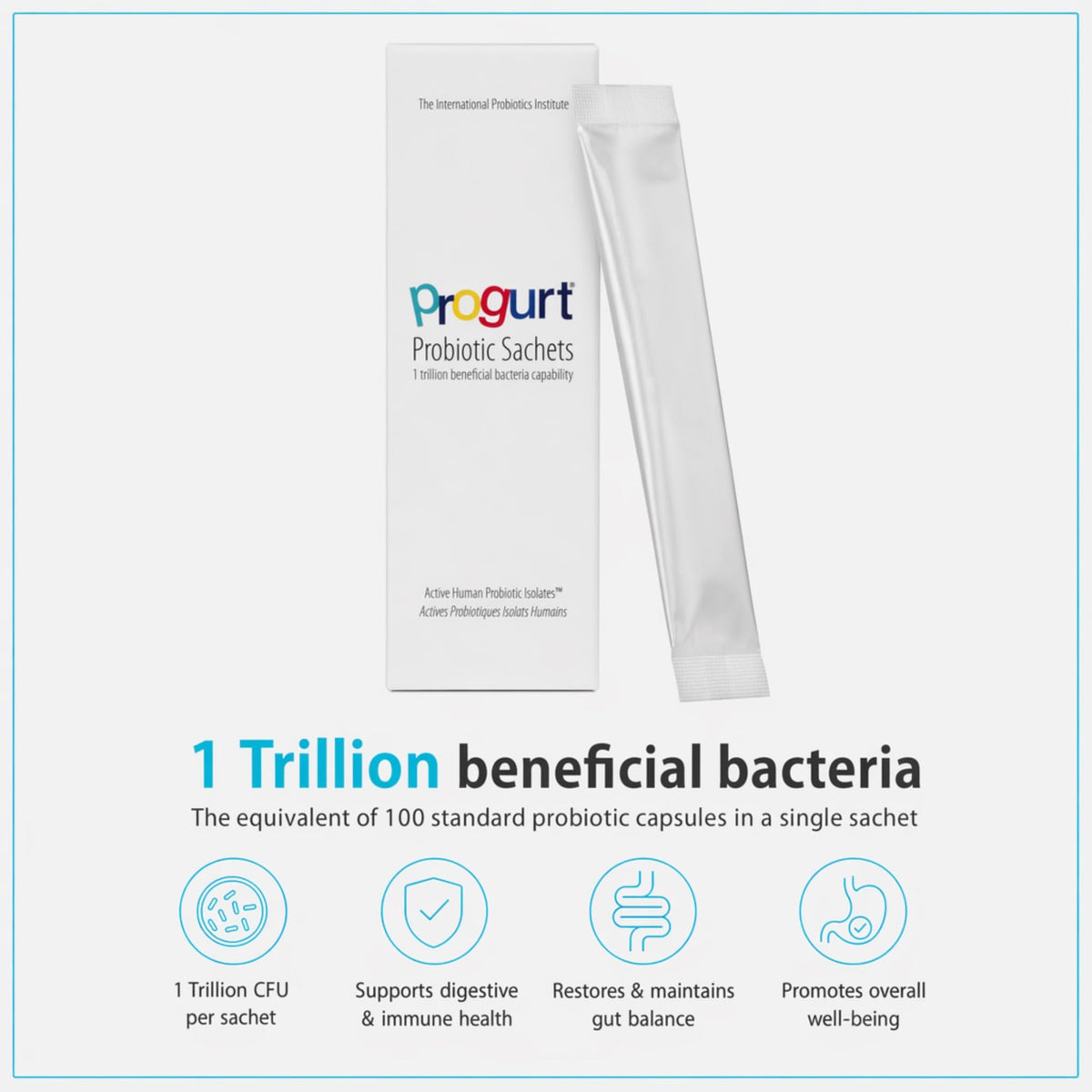 PROGURT Probiotic Sachets 1 Trillion CFU - 5 Pack - image 2