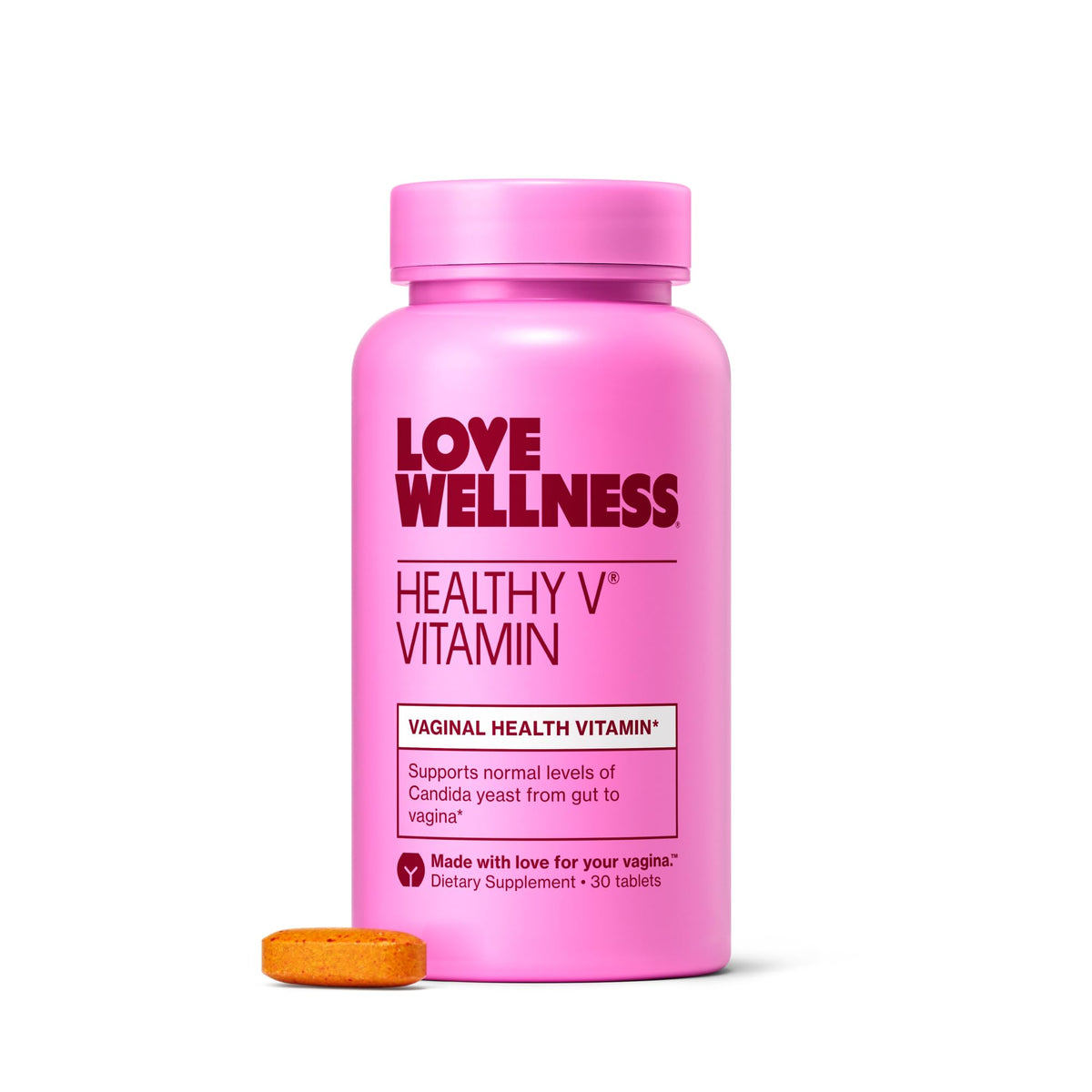 Love Wellness Healthy V Vitamin Vaginal Health Supplement - 30 Tablets