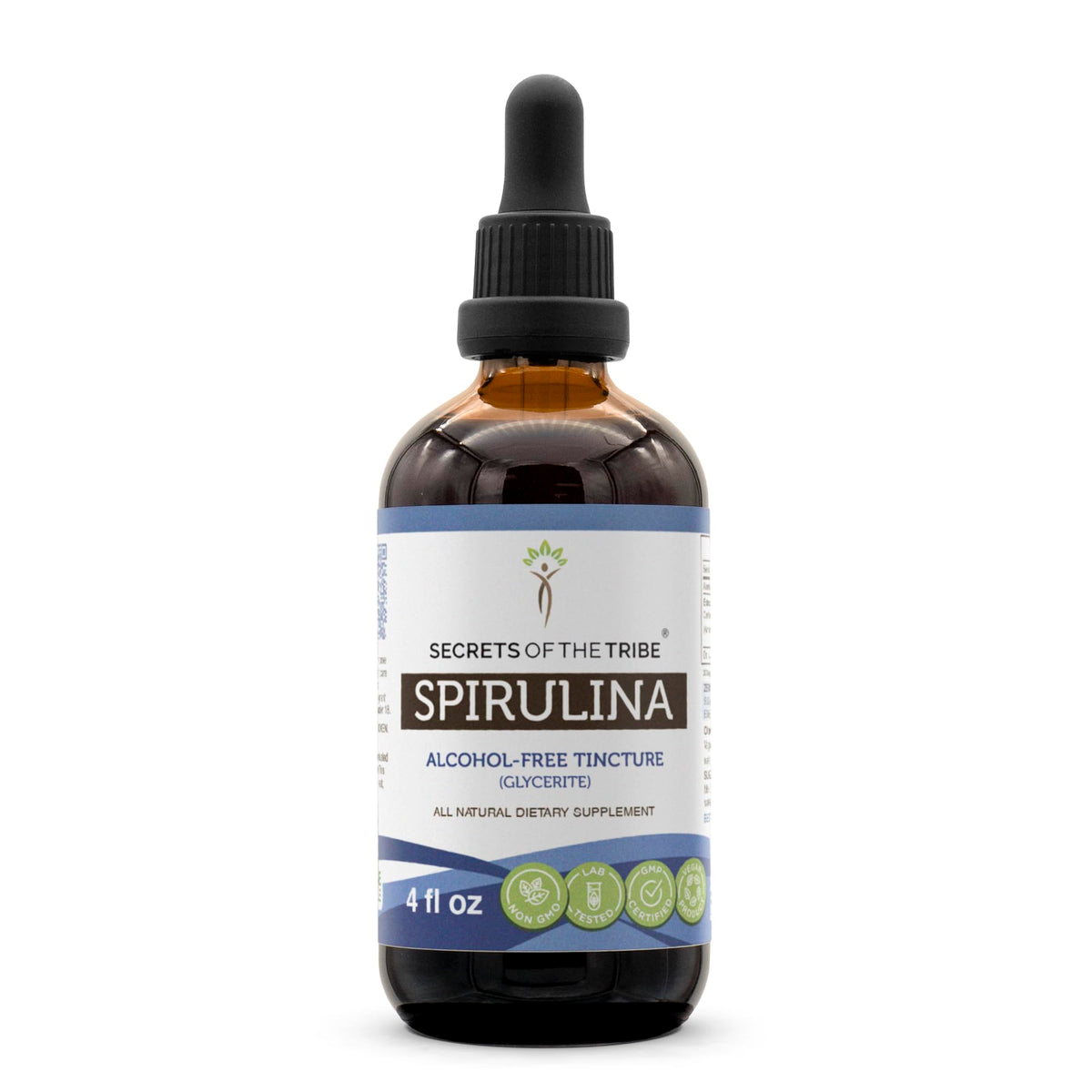 Secrets of the Tribe Spirulina Alcohol-Free Liquid Extract