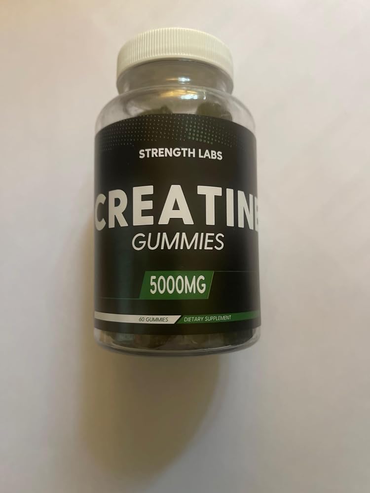 Strength Creatine 5g Chewable Gummies with L-Theanine & B12 - 60 Count - image 2