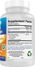 Best Naturals Multi Collagen Pills 2000mg - 180 Capsules - image 6