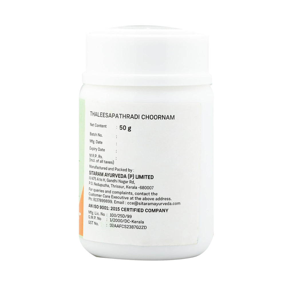 Sitaram Ayurveda Talisapatradi Churnam - 50 g - image 2