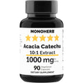 MONOHERB Acacia Catechu Extract 1000 mg - 90 Vegetarian Capsules