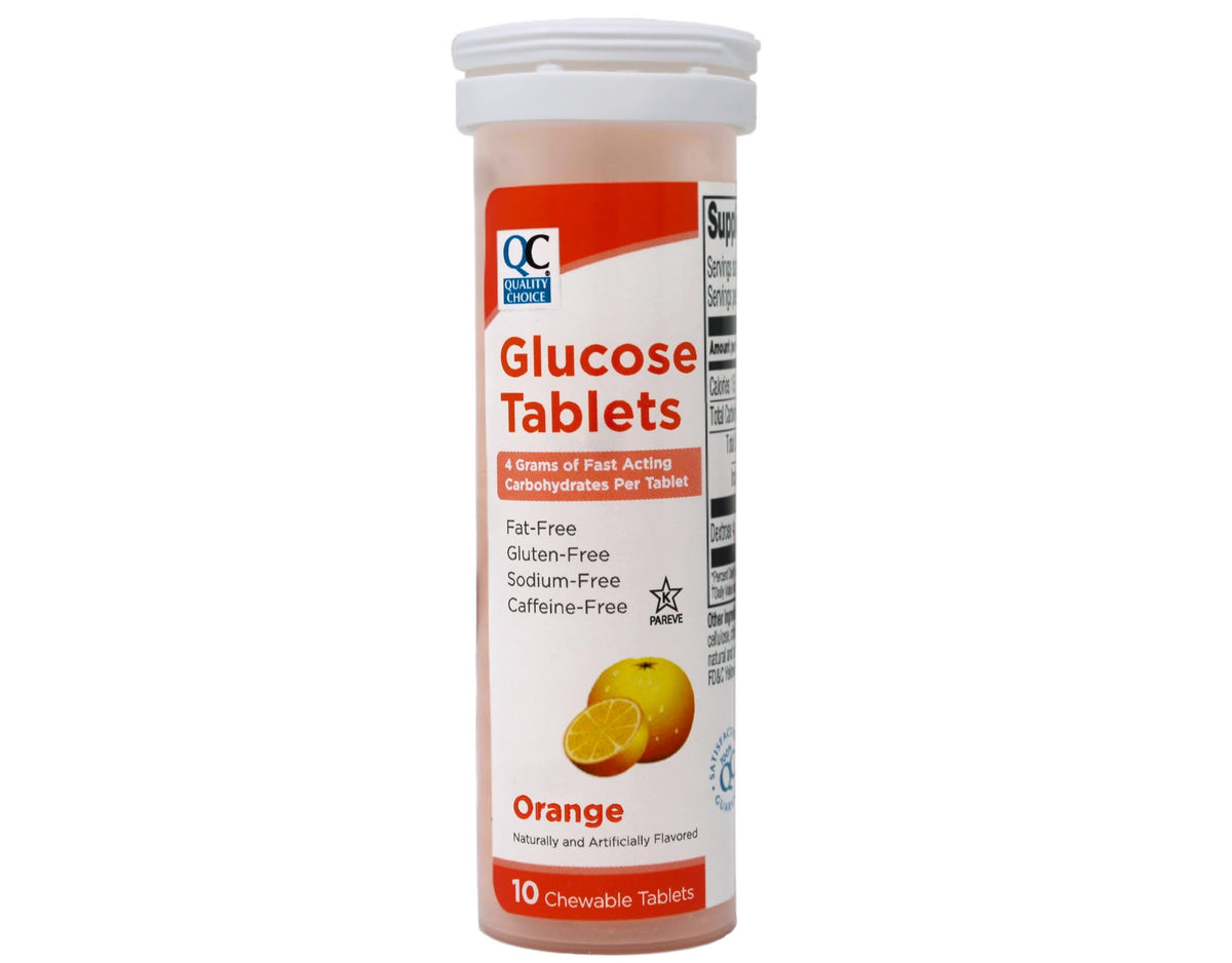 Quality Choice Fast Acting Glucose Tablets Orange Flavor - 30 Tablets - image 2