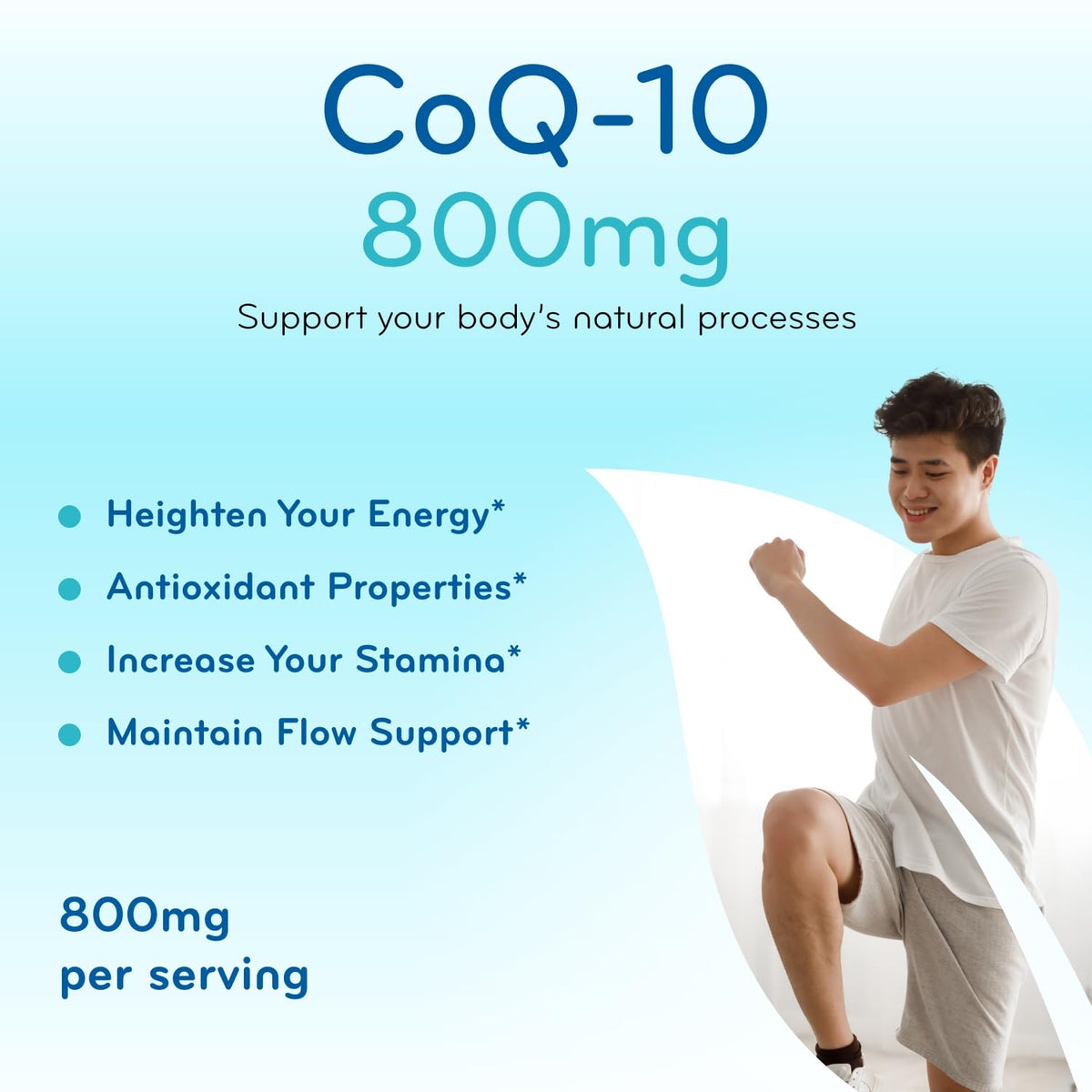 Clear Formulas CoQ10 800mg Ubiquinone Capsules - 200 Count - image 3
