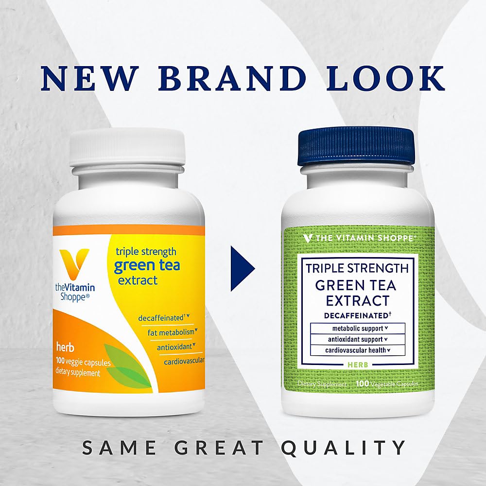 The Vitamin Shoppe Green Tea Extract 750mg - Fat Metabolism