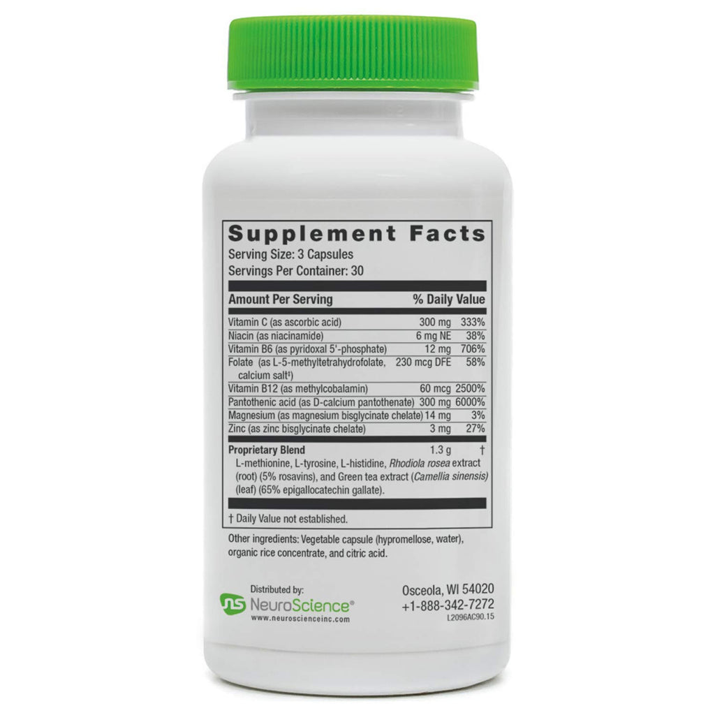 NeuroScience AdreCor Adrenal Support Supplement - 90 Capsules - image 2