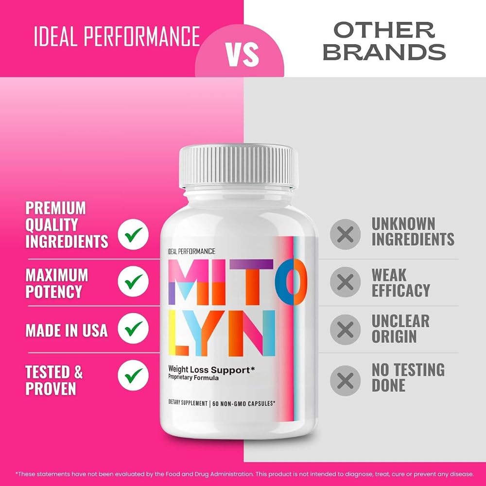 IDEAL PERFORMANCE Mitolyn Keto Capsules Advanced Formula - 120 Capsules - image 7