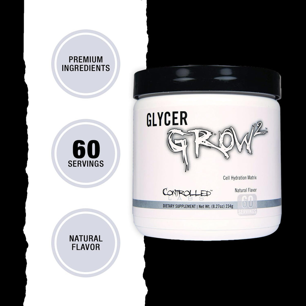 CONTROLLED LABS GlycerGrow 2 Glycerol Powder - 60 Servings - image 3