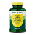 Ravazzi Spring Valley Super Vitamin B-Complex Tablets - 250 Tablets