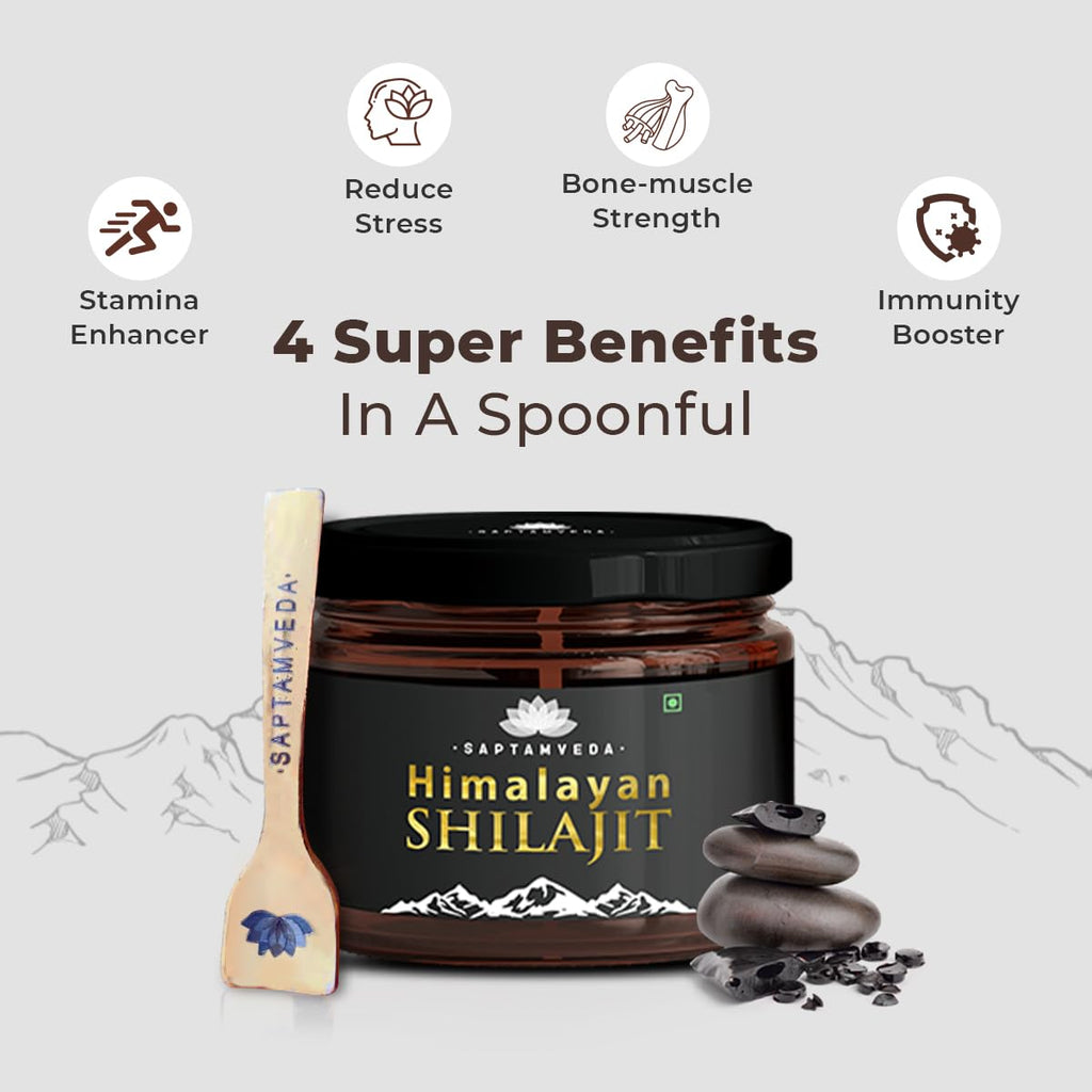 SAPTAMVEDA Himalayan Shilajit Resin Liquid - 20g - image 3