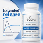 Elon Matrix 5000 Biotin 5000mcg Hair Growth Vitamins - 60 Tablets - image 4