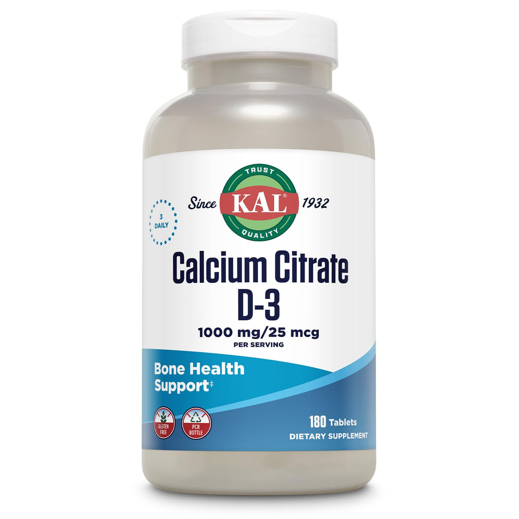 KAL Calcium Citrate Supplement with Vitamin D3