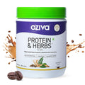 OZiva Protein & Herbs Men with Multivitamins for Stamina - 1.1 lbs