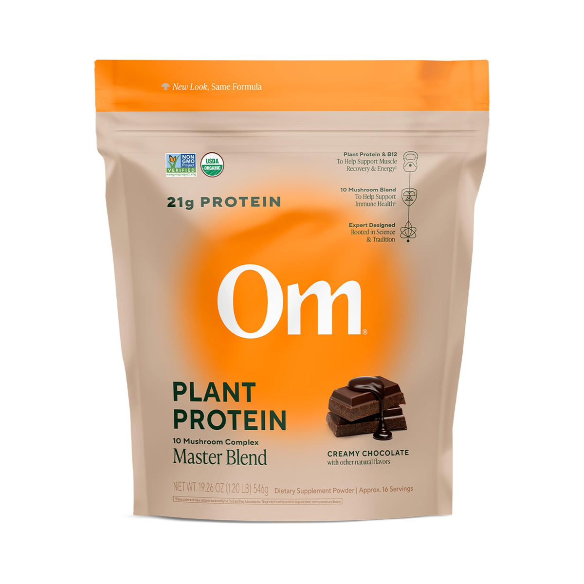 OM MUSHROOM SUPERFOOD Master Blend Vegan Protein Powder