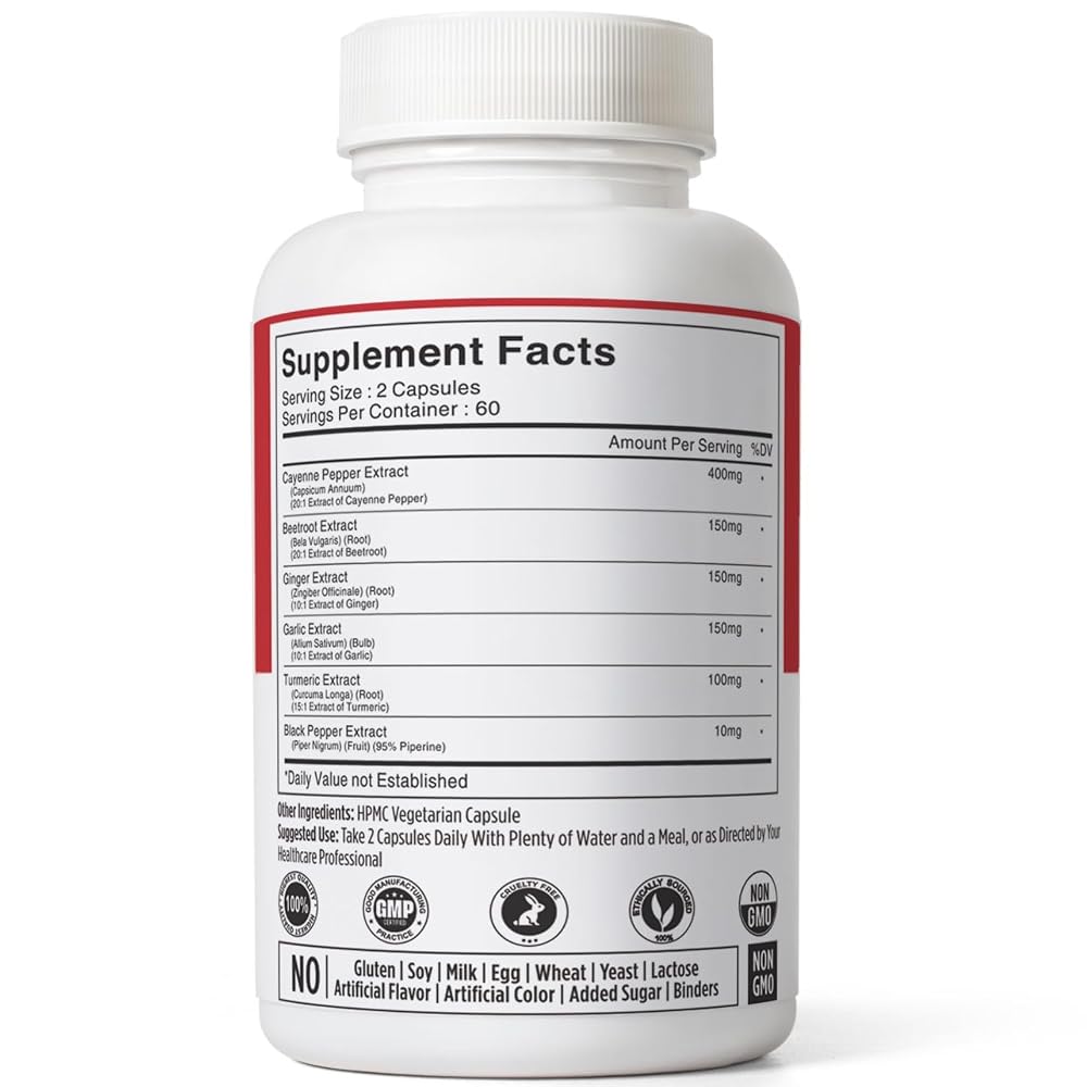 STAY ALIVE Cayenne Pepper Capsules
