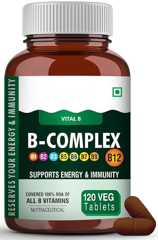 Generic Vitamin B Complex 100% RDA - 120 Vegetarian Tablets