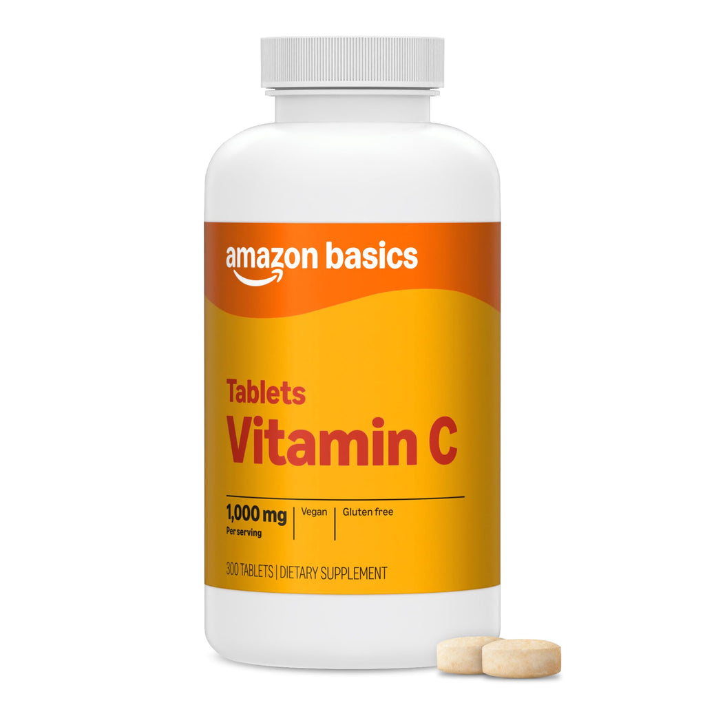 Amazon Basics Vitamin C 1000mg Immune Support - 300 Tablets