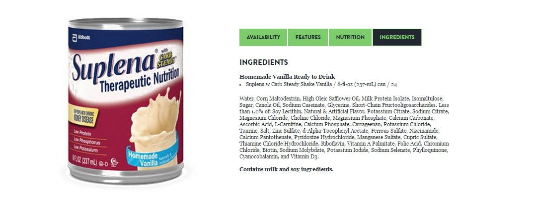 Abbott Suplena with Carb Steady Nutritional Supplement - 24 Cans - image 2