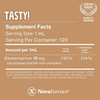 NovaFerrum Tasty Liquid Iron Supplement for Kids - 4 Fl Oz - image 3