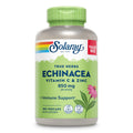 SOLARAY Echinacea with Vitamin C & Zinc Immune Support - 180 Vegetarian Capsules