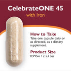 Celebrate Vitamins CelebrateONE 45 Bariatric Multivitamin with Iron - image 6
