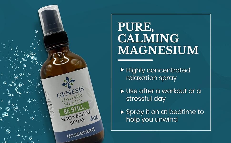 Genesis Holistic Health Magnesium Spray for Sleep & Muscle Support - 4 Fl Oz - image 3