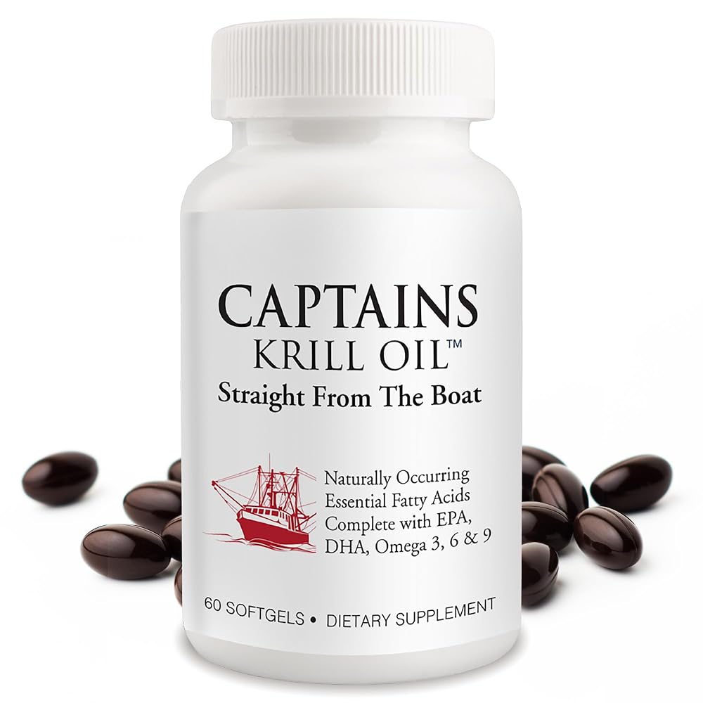 Captains Pure Antarctic Krill Oil 1000mg
