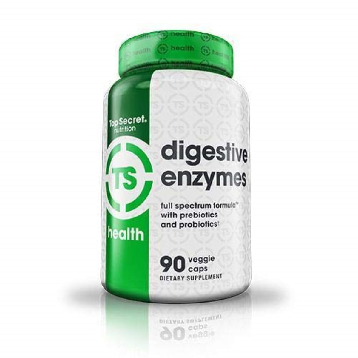 Top Secret Nutrition Digestive Enzymes Capsules - 90 Capsules
