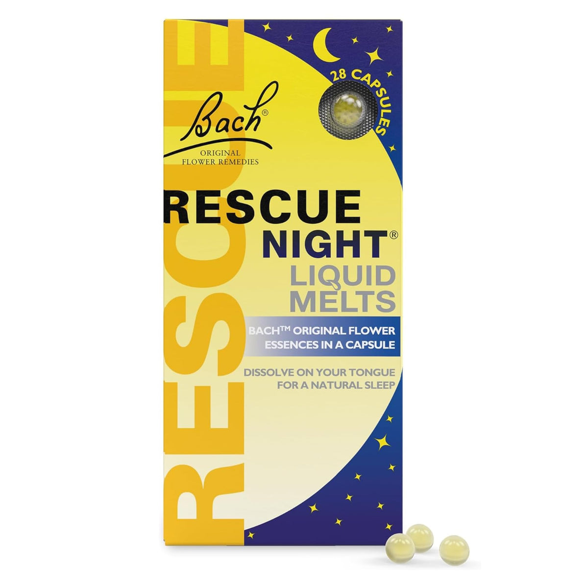 RESCUE RESCUE SLEEP Liquid Melts Natural Sleep Aid - 28 Capsules