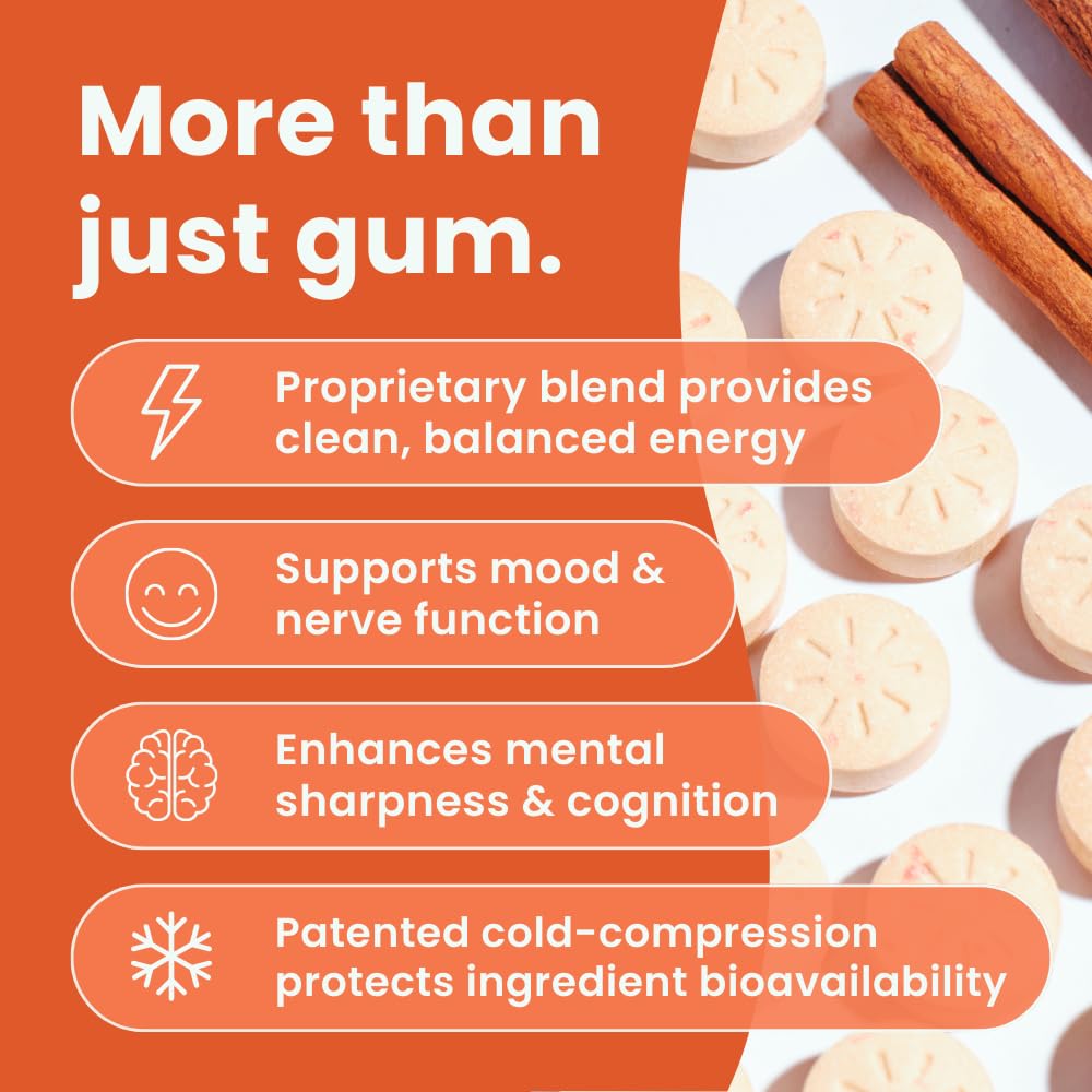 NeuroGum Energy & Focus Cinnamon - 108 Pieces - image 3