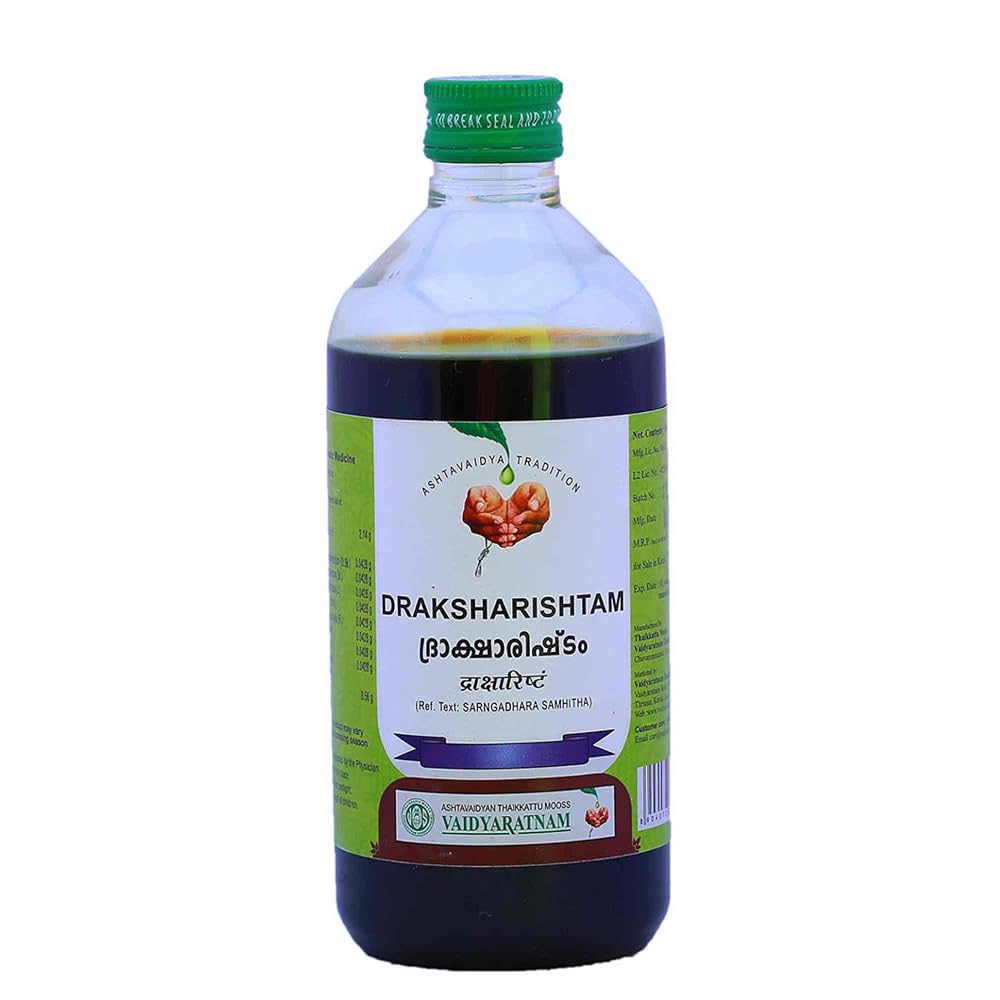 VAIDYARATNAM Draksharishtam Ayurvedic Syrup - 450 ml