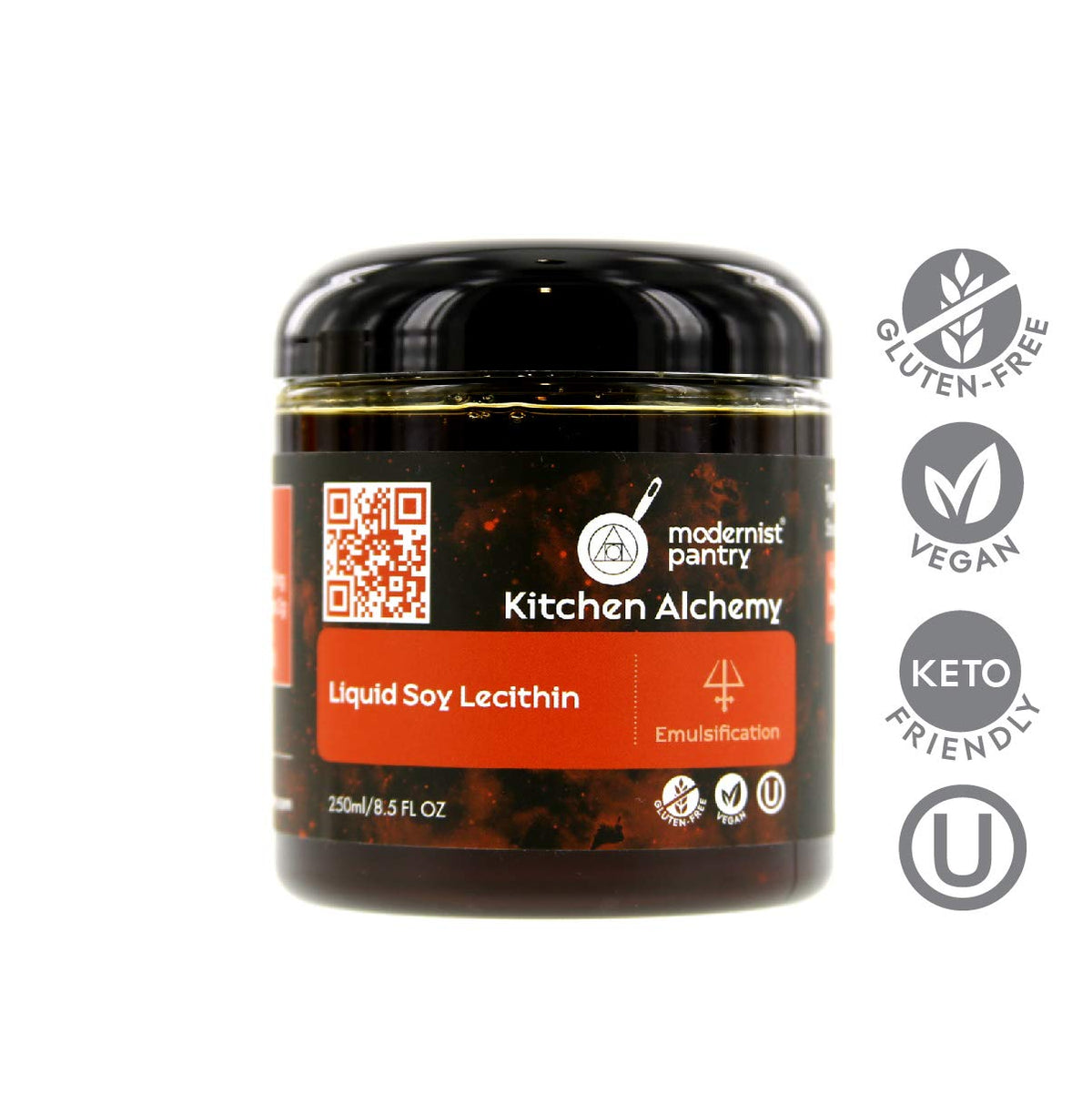 Modernist Pantry Pure Liquid Soy Lecithin Gluten-Free Vegan OU Kosher