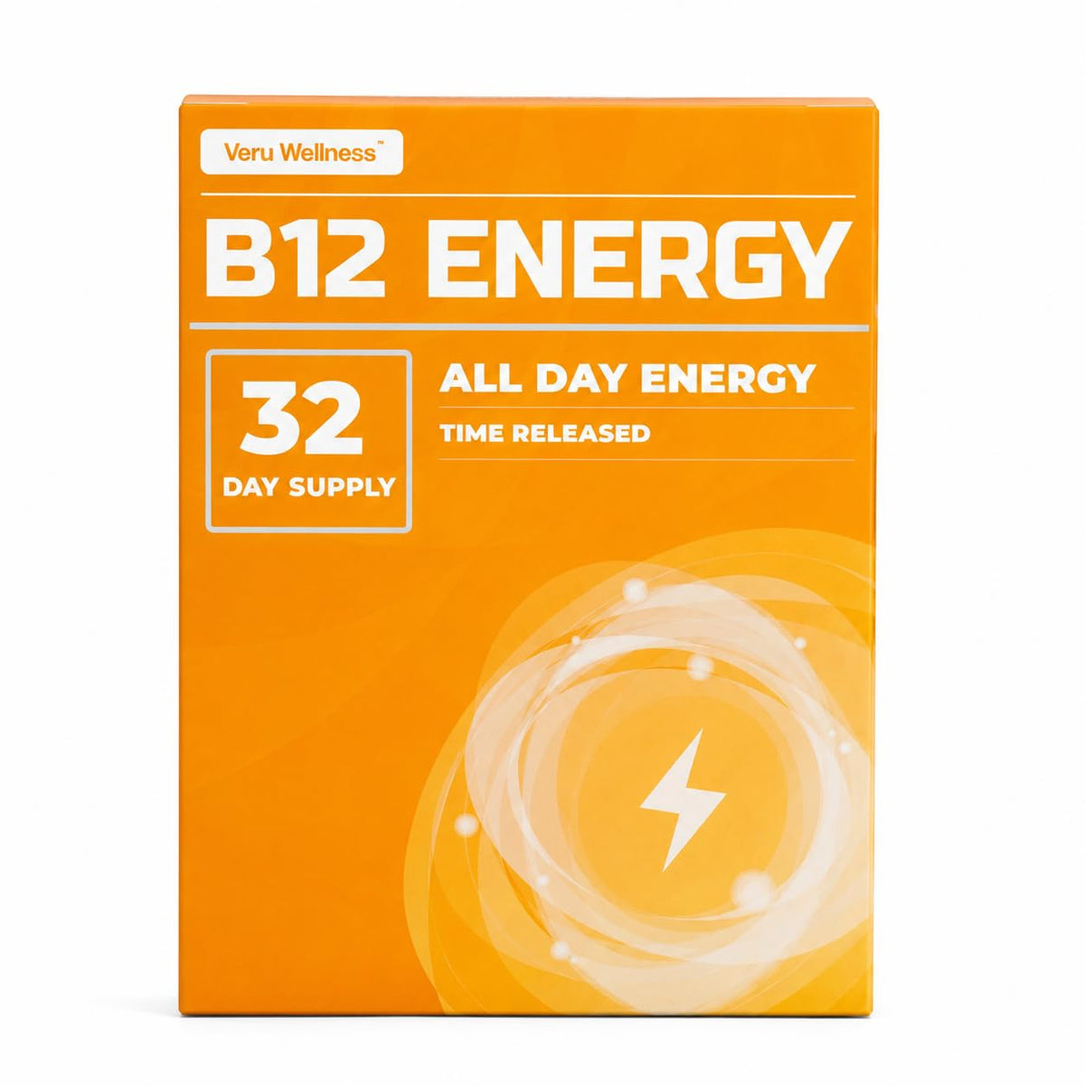 Veru Wellness B12 Energy Patches Time-Released - 32 Count