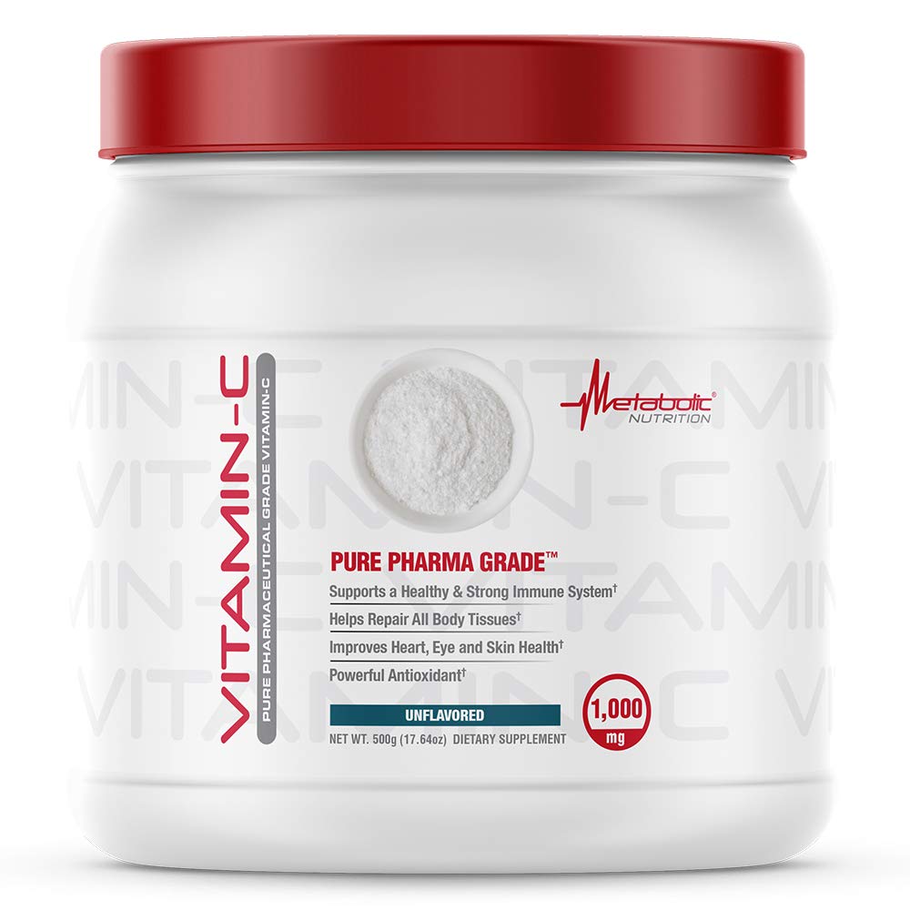 Metabolic Nutrition Vitamin C 1000mg Ascorbic Acid - 500g Powder