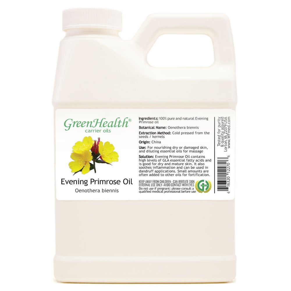 GreenHealth Evening Primrose Carrier Oil - 16 Fl Oz
