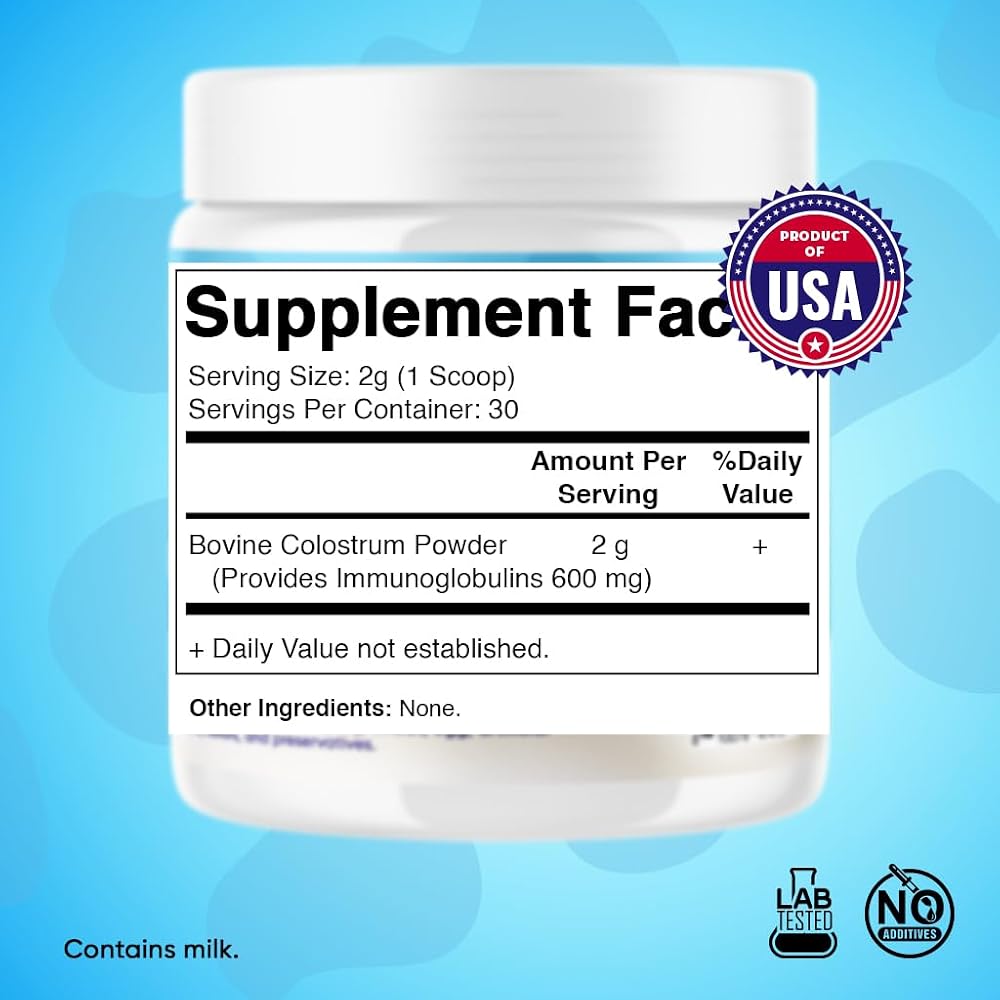 Vitamatic Bovine Colostrum 30% IgG Powder - 60 Grams - image 2