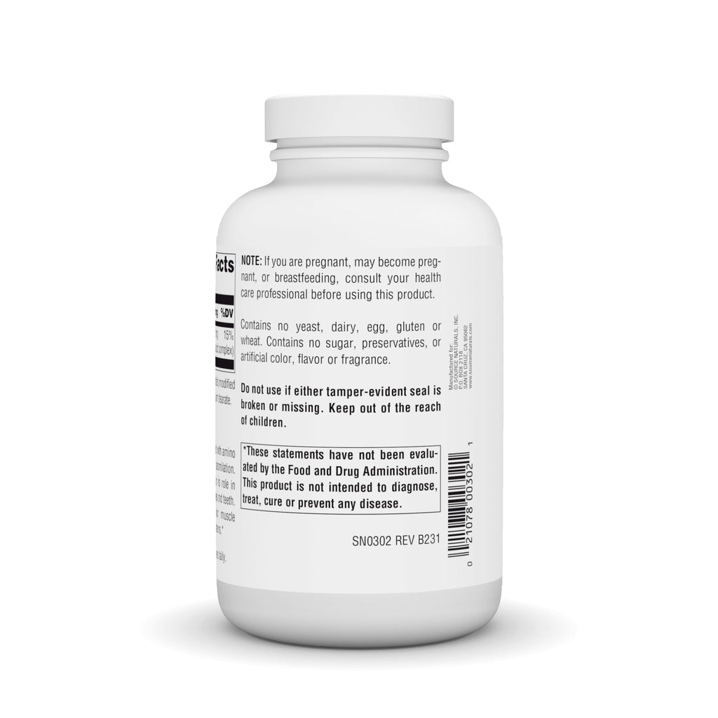 Source Naturals Calcium Amino Acid Complex - 250 Tablets - image 3