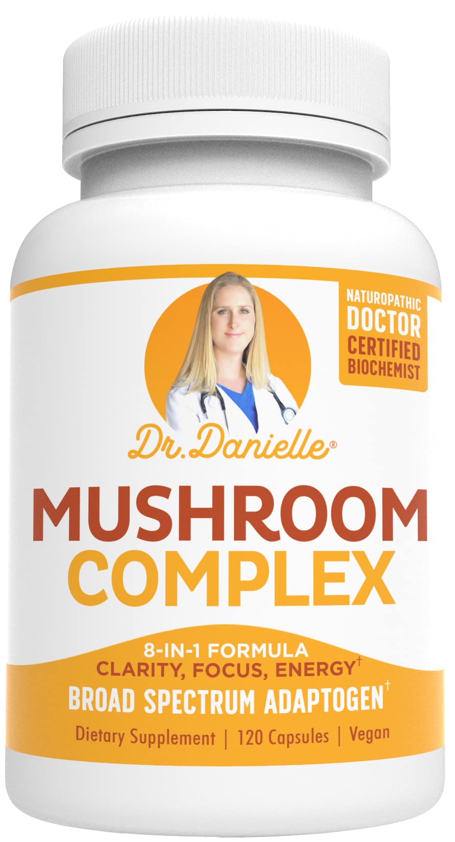 Doctor Danielle Organic Mushroom Complex - 120 Capsules