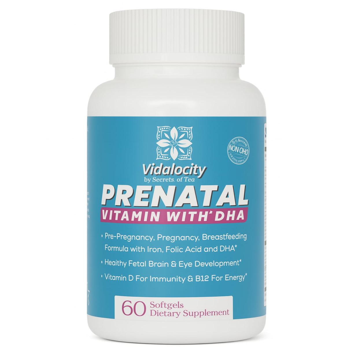 Secrets Of Tea Prenatal Vitamins Multivitamin - 60 Capsules