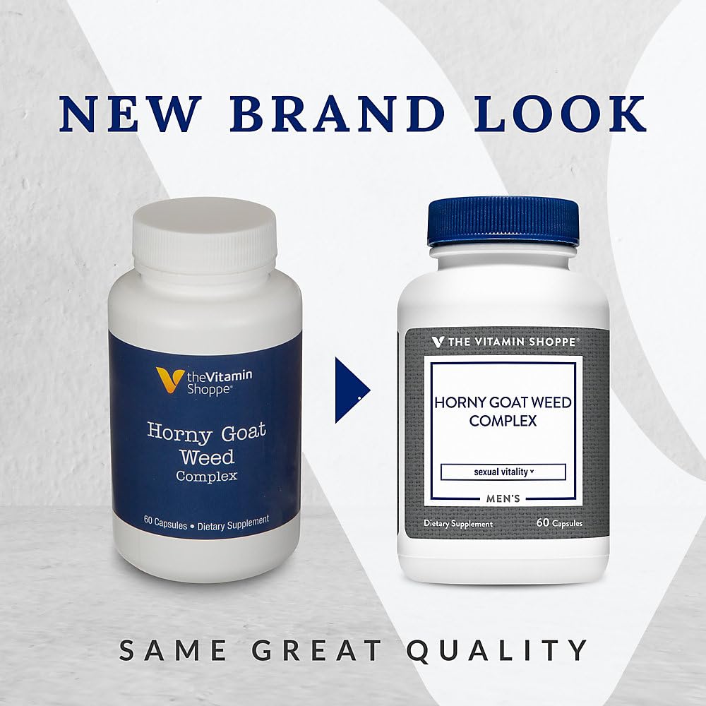 The Vitamin Shoppe Horny Goat Weed Complex for Men - 60 Capsules - image 2