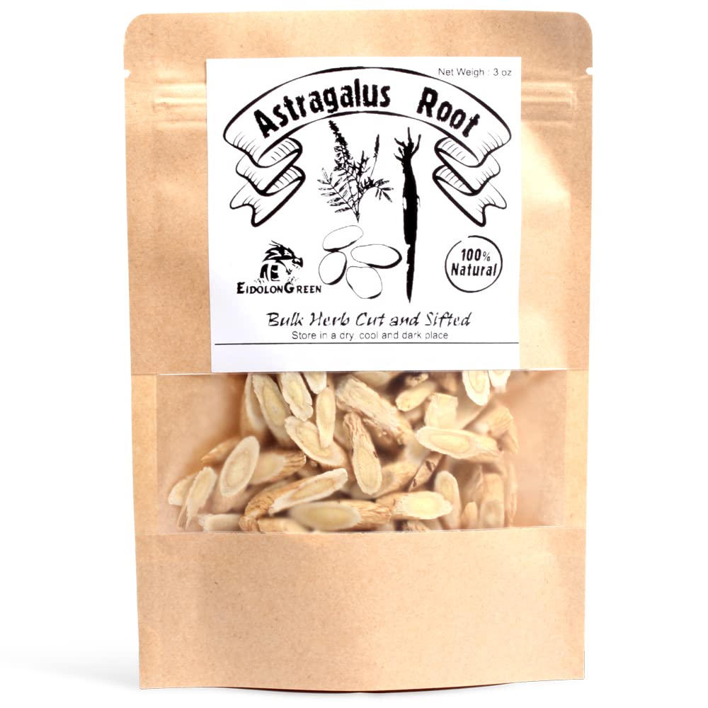 EidolonGreen Astragalus Root Sliced Dried Herb - 3 Oz - image 2