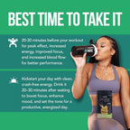 Just Move Sour Watermelon Energy Rush Pre-Workout Powder - 30 Servings - image 4