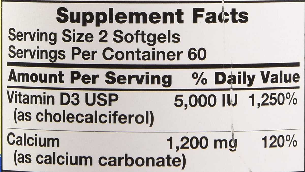 Nature's Truth Absorbable Calcium 1200 mg Plus D3 - 240 Softgels - image 5